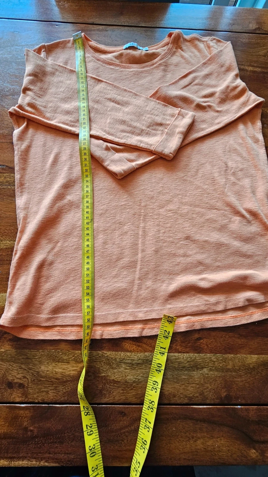 T-shirt manches 3/4 Cécil Orange Taille XS 34 – Très bon état – photo 8